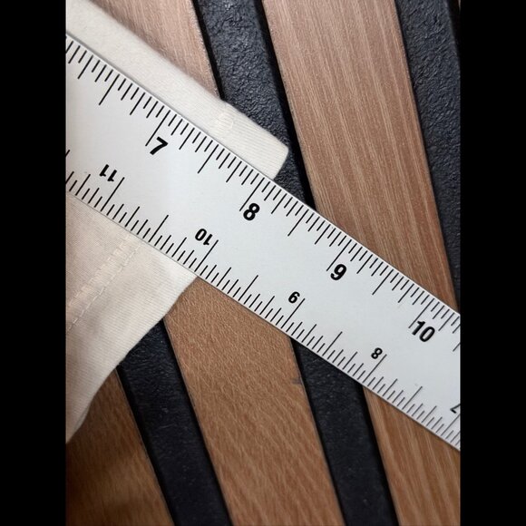 Buck Mason Polo Shirt XL Mens Ivory Short Sleeve Woven Cotton - Picture 5 of 9